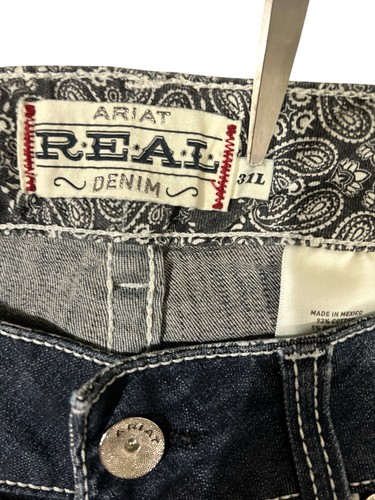 ARIAT Women's "REAL" Boot Cut Jeans Size 31 X 34.5 - Picture 5 of 7