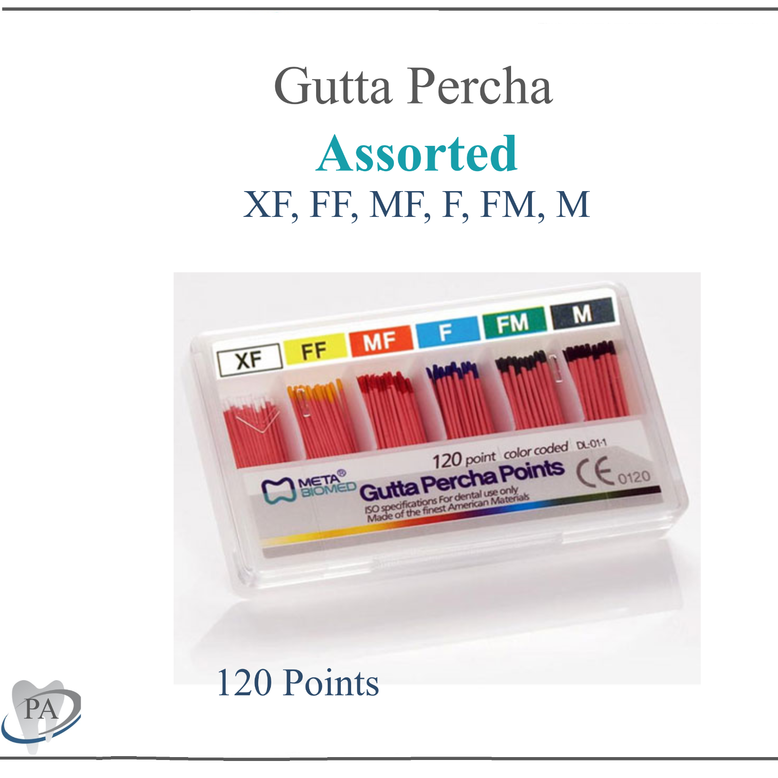 Guta Percha Acessória XF, FF, MF, F, FM, M - TDK - Endoshop