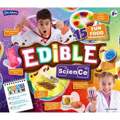 Küche Chemie MINT Kit für Kinder essbar Wissenschaft & Familie Spaß John Adams Neu
