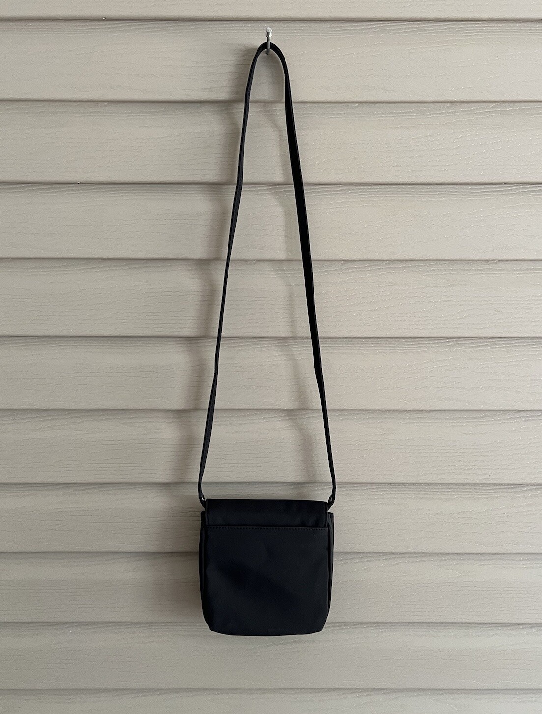 Amanda Smith small simple basic black square shou… - image 11