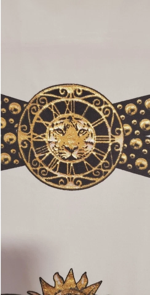 VESTIDO DE VERANO MUJER MODA BLANCO CON LEONES Foto 3 de 4