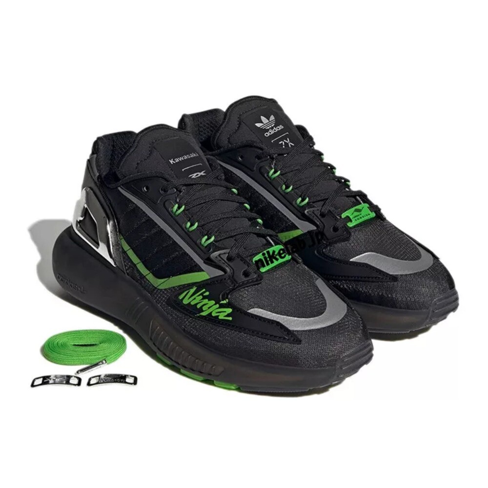 Size 10 - adidas Kawasaki Ninja x ZX 5000 Boost Black Green