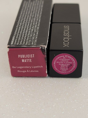 Smashbox Be Legendary Lipstick PUBLICIST .10 oz Full Size Discontinued BNIB RARE - Picture 9 of 9