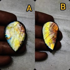 100 Genuine Best Quality Multi Fire Labradorite cabochon gemstone For crafting