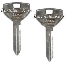 2 Replacement Car Key Blank Fits Chrysler Dodge Jeep Plymouth Models
