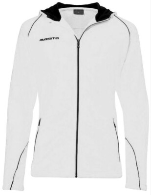 Masita Herren und Kinder Kapuzenjacke Sportjacke weiß 4678-1015