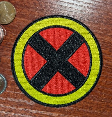X-Men Patch XMen Comics Superhero Villain Cosplay Embroidered Iron On Patch 3''