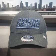 New York Giants Hat New Era 9FORTY Black Wordmark "Momentum" Snapback Cap H75