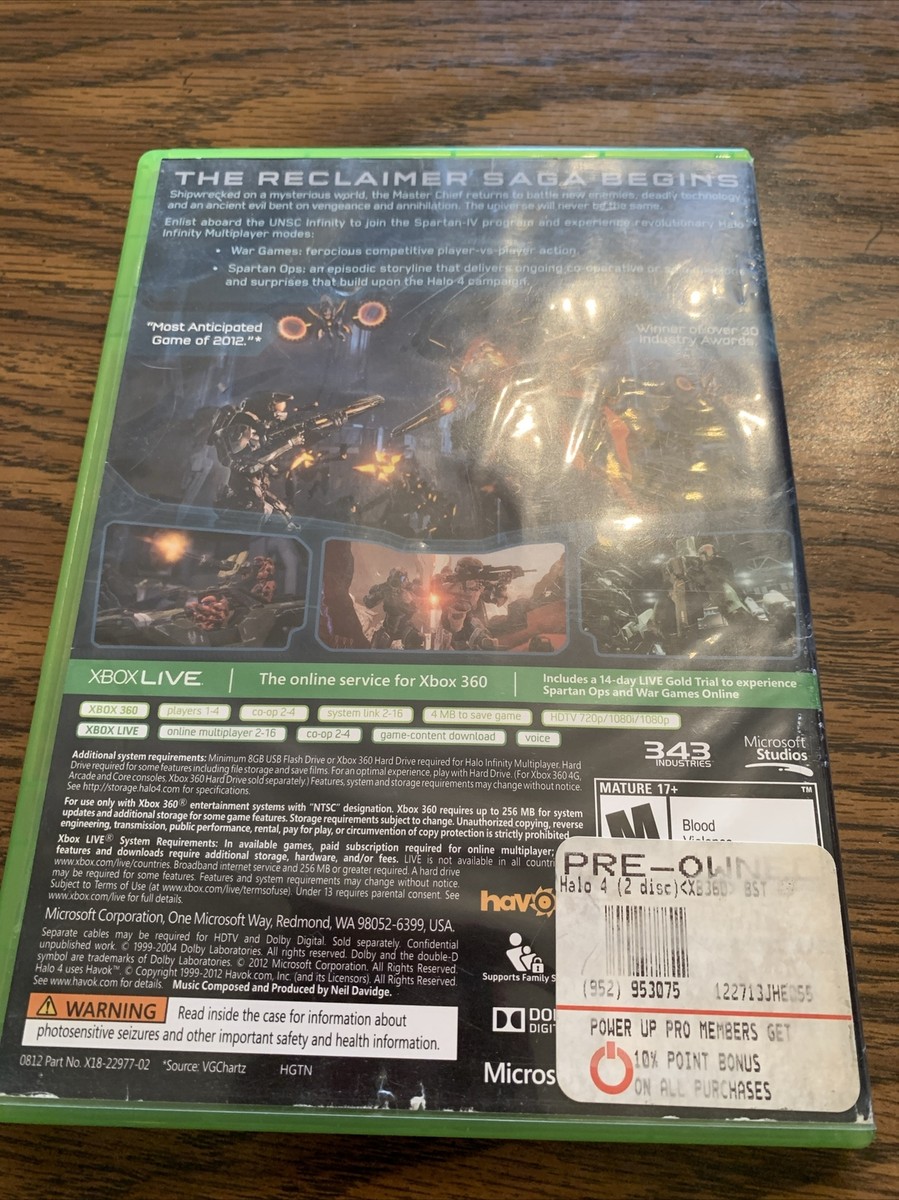 Halo (Microsoft Xbox 360, 2012) 885370429671| - Main Image