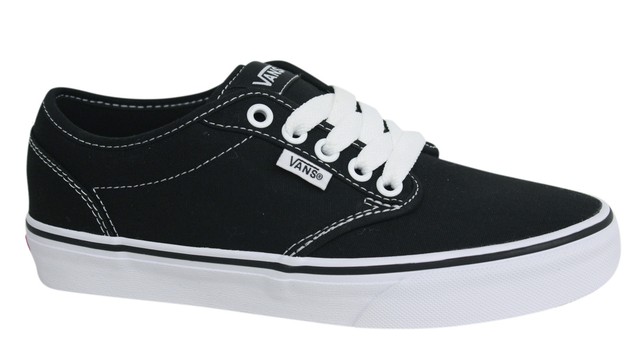 vans atwood canvas black white