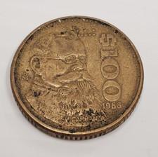 Mexico 1987 $100 PESOS Coin with Venustiano Carranza Mexican Revolution Leader