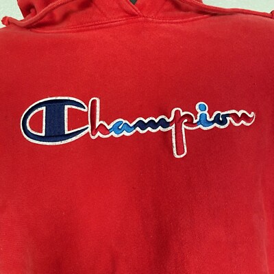 Champion Reverse Weave Hoodie Adult Embroidered Spell Out
