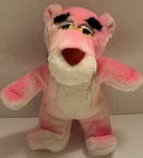 PINK PANTHER 1987 24K COMPANY 25TH ANNIVERSARY PLUSH TOY SUCTION JOINTED NECK