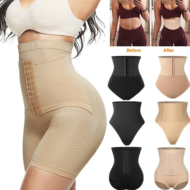 Women Waist Trainer Tummy Control Shapewear High Waist Thigh Slimmer Body  Shaper