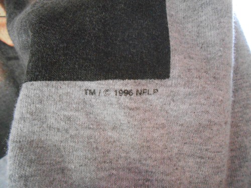 vintage 1996 Oakland Raiders Lee Sport Gray graphic print T-shirt Men's Large - Picture 6 of 10
