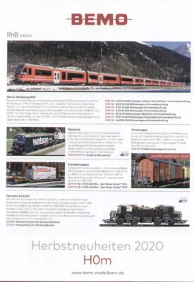 catalog BEMO 2020 autumn novelties HOm 1/87 D aa