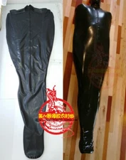 2321 Latex gummi sleep bag front zip no arms latex catsuit sleepnack 0.4mm