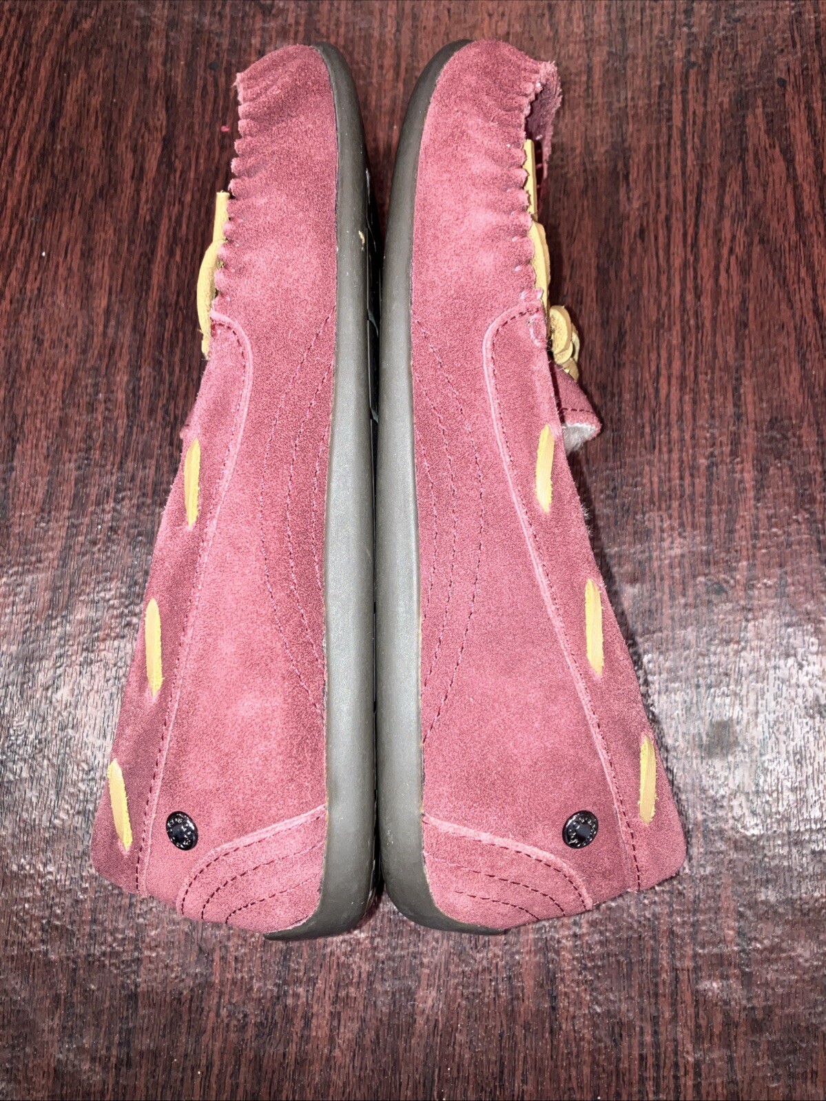 SAOLA ABEO BOW Ciabatte da donna in pelle Nu buck fodera in lana suola in gomma marrone 6 6 5