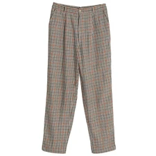 (Denmark) 90s, Brushed Wool Blend, Yarn-Dyed Twill, Glenurquhart Check