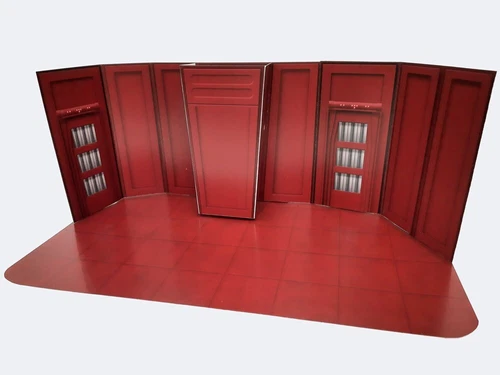 Bespin Red Hallway Custom Playset Backdrop Star Wars TVC Hasbro Kenner