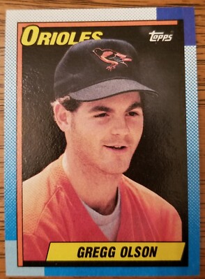 Greg Olson Baltimore Orioles 1990 Topps Baseball Card #655 Mint | eBay