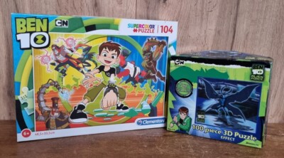 Ben 10 Puzzle Konvolut X2 100 Stück verpackt Puzzles 3D komplett Clementoni Pressman