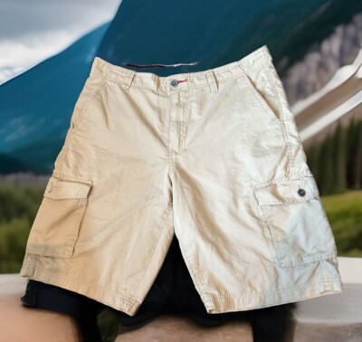 Tony Hawk Cargo Shorts Mens Size 34 Tan Casual Beige Tan