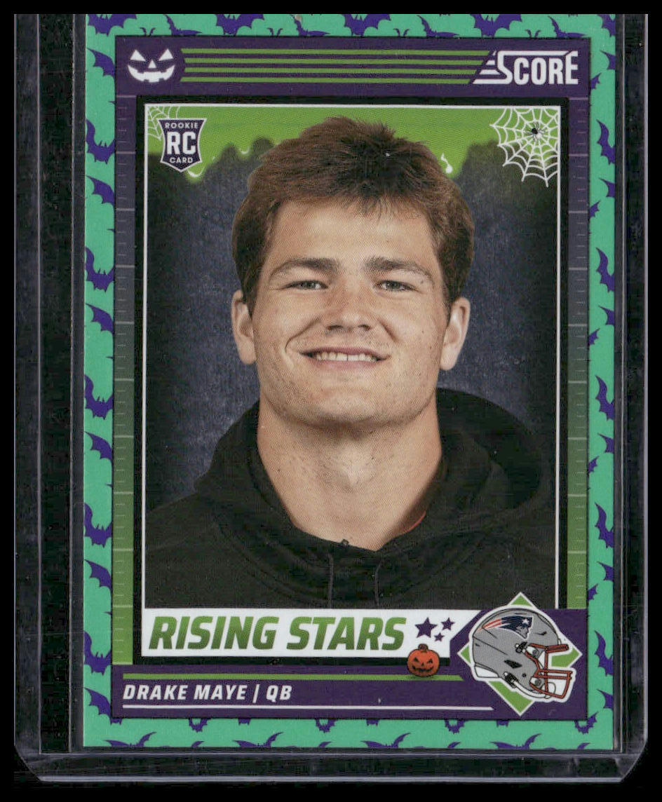 2024 Score-A-Treat #17 Drake Maye A-Treat - Rising Stars Green Bats