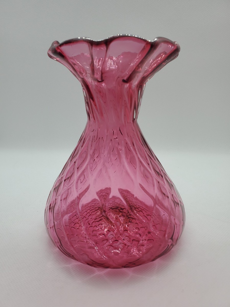 Cranberry Vase 5.5