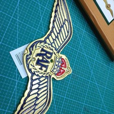 RAF Wings Aluminium Wall Plaque / Badge - Brand New 