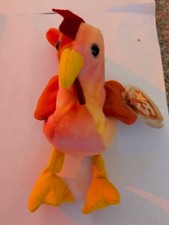 1996 TY Beanie Baby  STRUT THE ROOSTER  Rare/Retired Vintage P.E Pellets