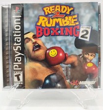 Ready 2 Rumble Boxing: Round 2 - (PS1, 2000) *CIB w/ Reg Card + Case Protector*