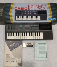 Vintage Casio PT-87 Working Electric Keyboard...