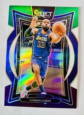 LeBron James 2024-25 Panini Select Green White Purple  Prizm