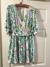 Lilly Pulitzer Parigi Knit Skort Romper Resort White Just A Pinch Size Medium