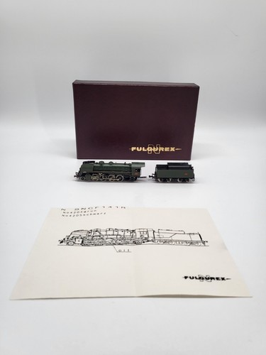 Fulgurex Spur N 4204 Dampflok 141R grün Analog der SNCF in OVP | Zustand: Gebraucht