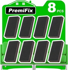 Rectangle Non Slip Furniture Pads 8 Pieces 1x2 inch, Anti Slip Rubber Furniture 