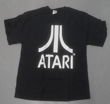 ATARI GAME CONSOLE LOGO T-SHIRT BLACK SIZE LARGE