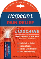 Pain Relief Treatment for Cold Sores and Fever Blisters, with Lidocaine, Numbs P