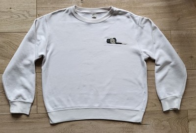 KAWS x Uniqlo UT Grafik Sweatshirt in cremeweißer Baumwolle/Kinder 11-12 Jahre sehr guter Zustand