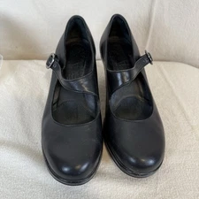 Dansko Women’s Mary Jane Pumps Clogs Size 8.5 Leather Feminine Black