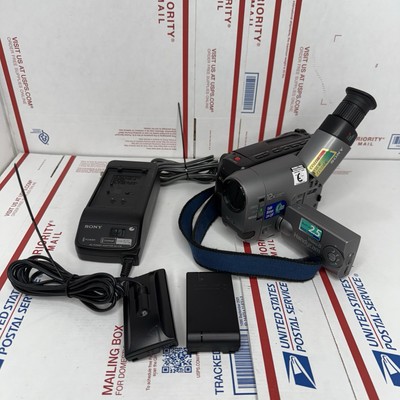 Sony CCD-TRV19 NTSC Video 8 Handycam Camera with Wired Battery Bundle - Tested