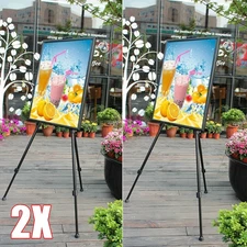 2X Adjustable Art Artist Painting Easel Stand Tripod Display Drawing Board+Bag