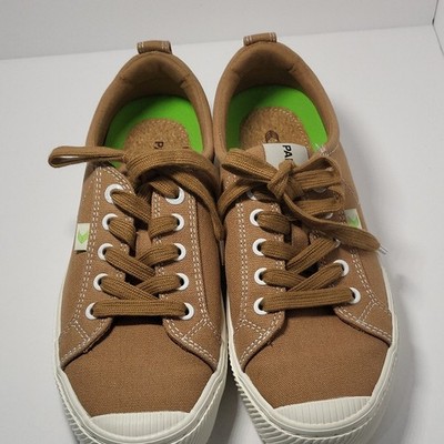 Cariuma Pantone Brown Canvas Lace-Up Sneakers Men s US 7 EU 39.5 UK 6