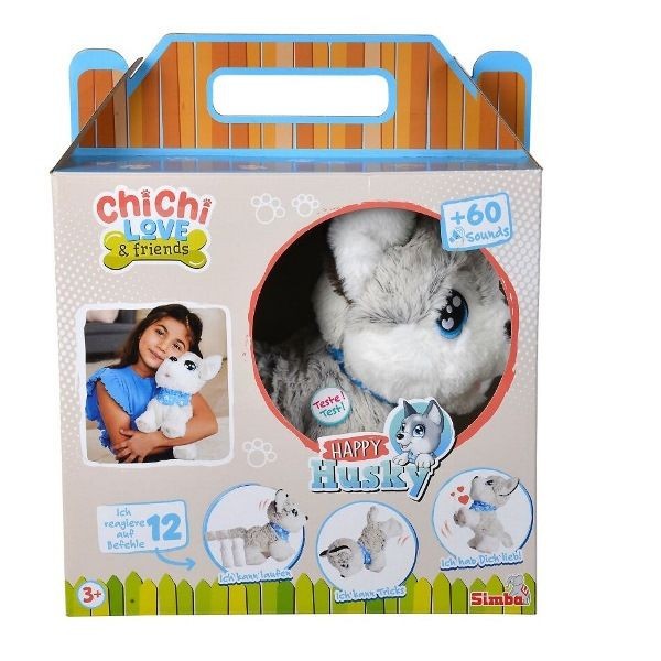 Simba Bianco Chi Chi Love Happy Husky (30 Cm) - Immagine 2