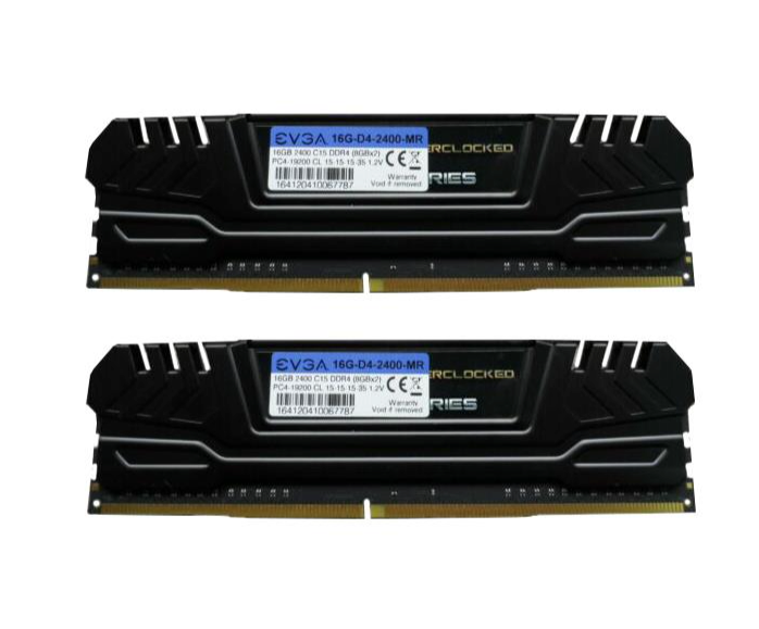 EVGA 16G-D4-2400-MR DDR4 SDRAM 16GB (2x8GB) UDIMM Desktop Memory