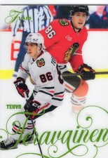 2025-26 FLEER FLAIR FORECHECK GREEN #19 HURRICANES - TEUVO TERAVAINEN 071/349