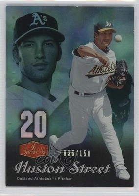 2006 Flair Showcase Legacy Blue 36/150 Huston Street #129 0o9