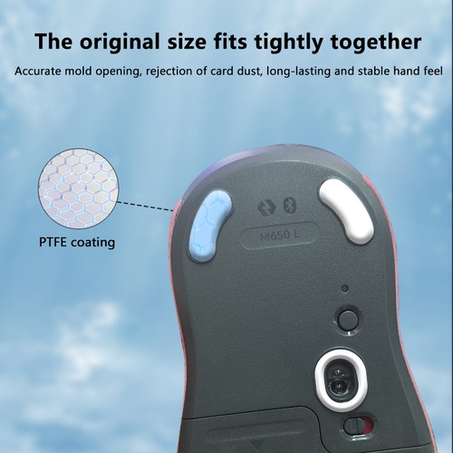 Mouse Foot Sticker Skates For M650L/M750L Wireless Bluetooth Gaming - Afbeelding 9 van 12