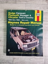 Haynes Dodge Caravan Plymouth Voyager Chrysler 1984-1995 Repair Service Manual